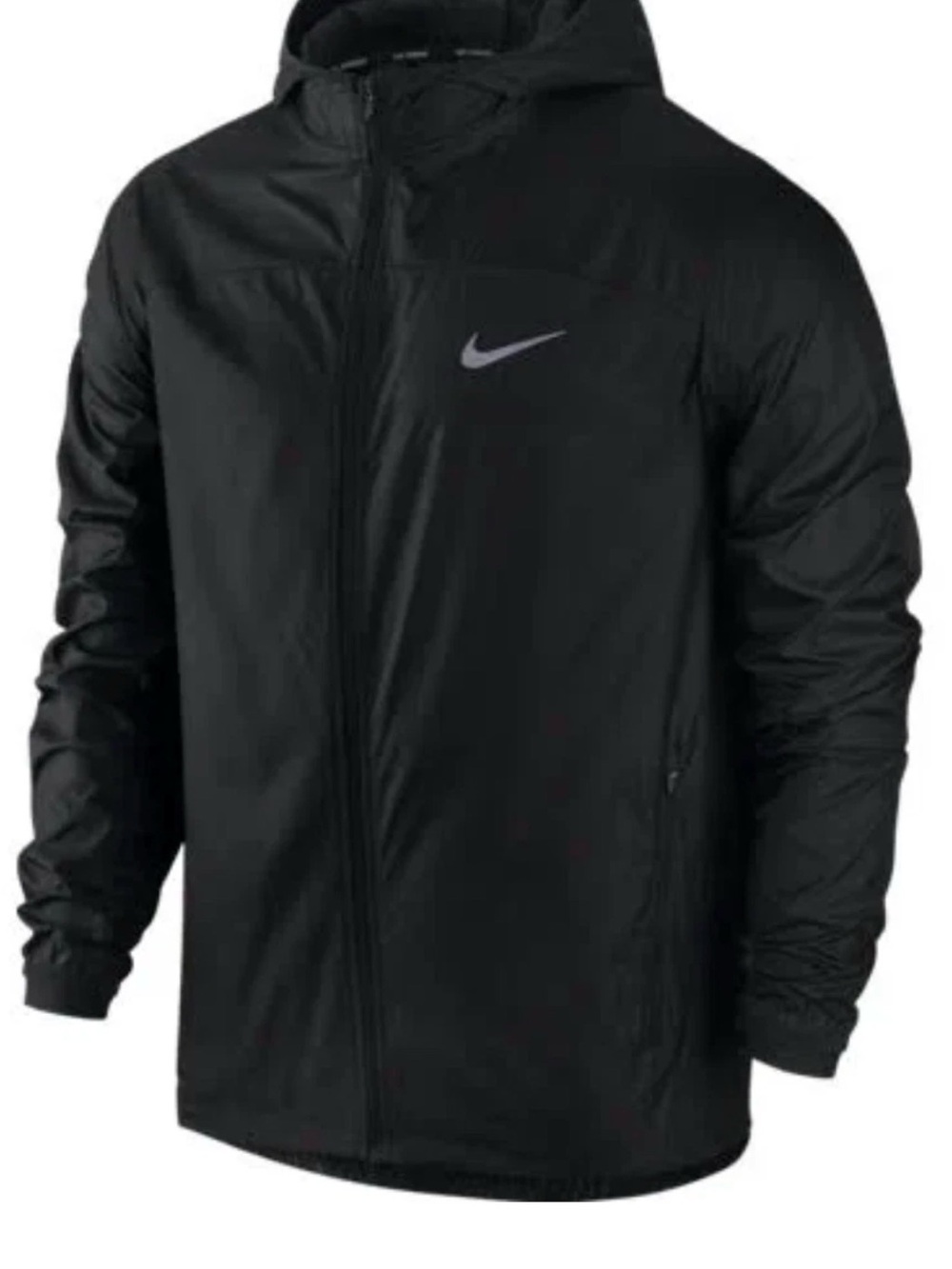 Nike Shield Racer Running Jacket | Women's Small Black Windbreaker